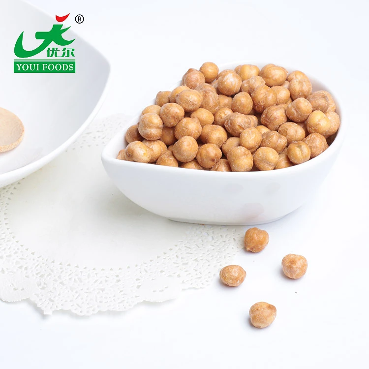 Crispy and delicious Fried Salted Flavors Chickpeas Snacks