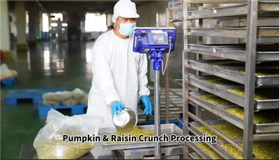 Production Process Of Pumpkin & Raisin Crunch