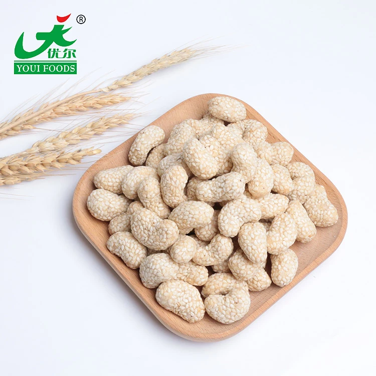 High Protein Coated Roasted Sesame Flavors Cashew Nut