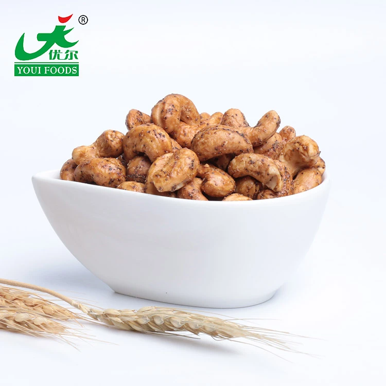 Non-fried Roasted Black Pepper Flavors Cashew Nut